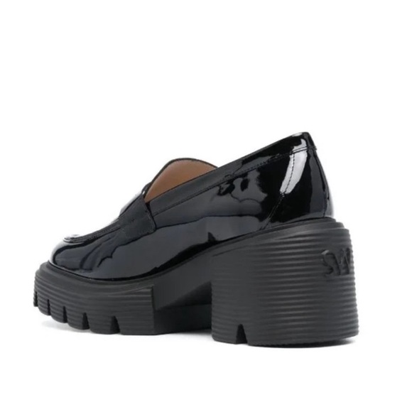 NIB Stuart Weitzman Soho Loafer - Black Patent Leather
